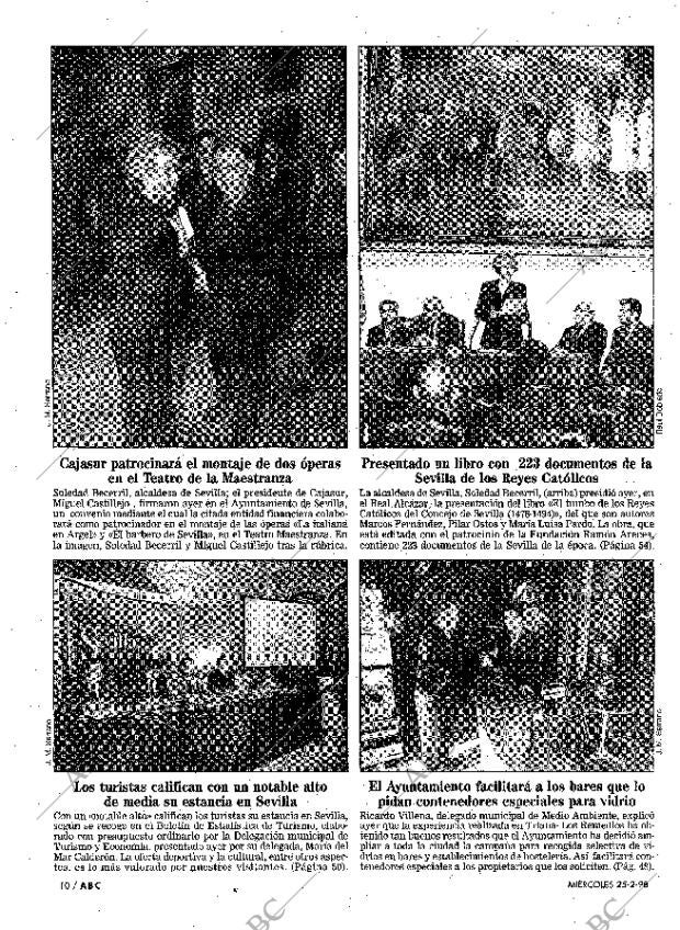 ABC SEVILLA 25-02-1998 página 10