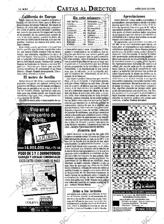 ABC SEVILLA 25-02-1998 página 16