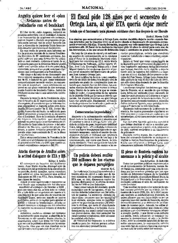 ABC SEVILLA 25-02-1998 página 26