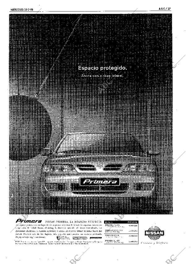 ABC SEVILLA 25-02-1998 página 27