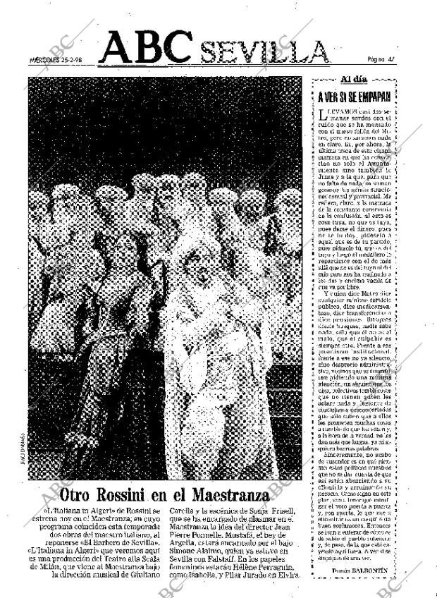 ABC SEVILLA 25-02-1998 página 47