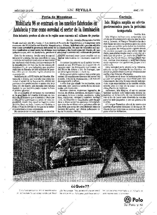 ABC SEVILLA 25-02-1998 página 51