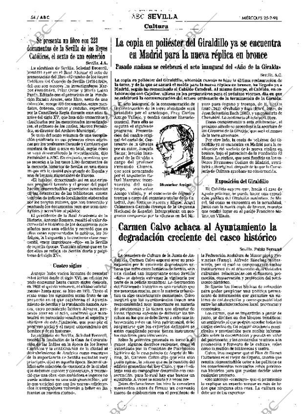ABC SEVILLA 25-02-1998 página 54