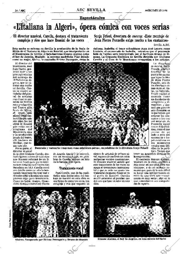 ABC SEVILLA 25-02-1998 página 56