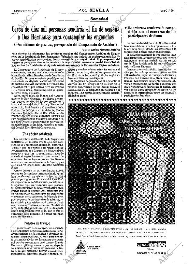 ABC SEVILLA 25-02-1998 página 59