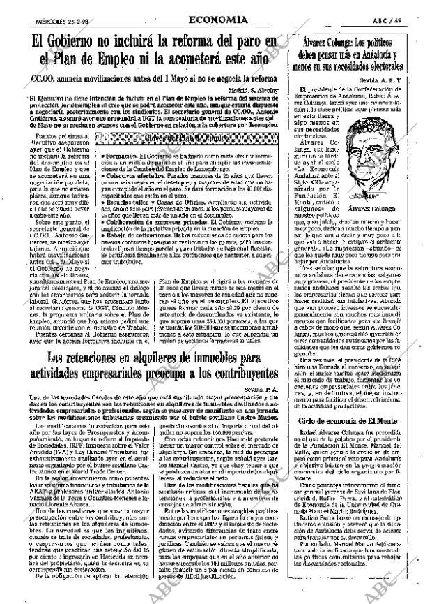 ABC SEVILLA 25-02-1998 página 69