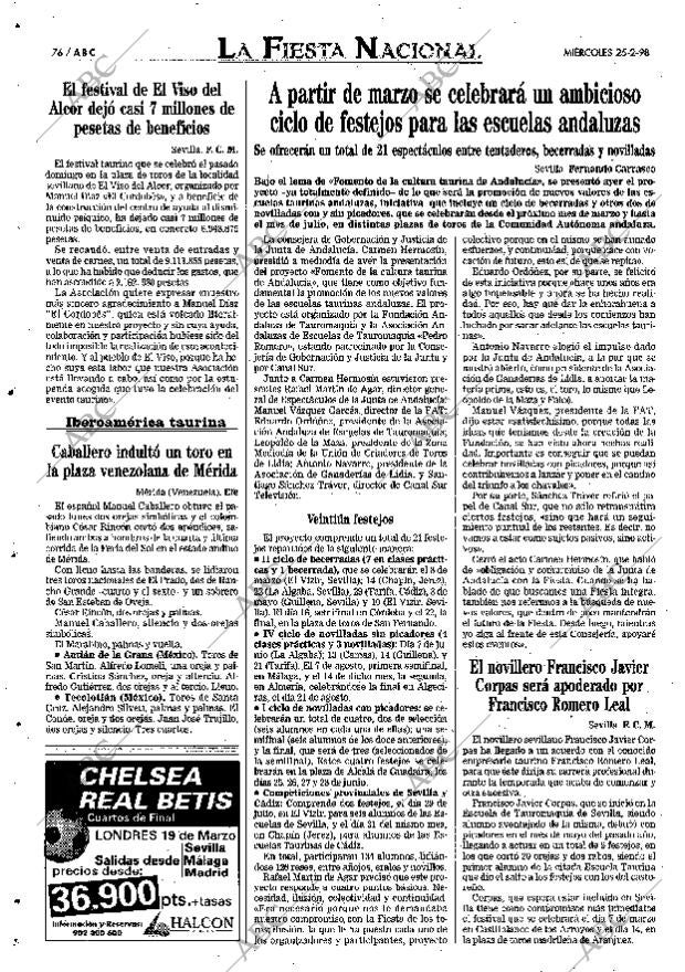 ABC SEVILLA 25-02-1998 página 76