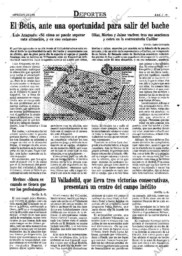 ABC SEVILLA 25-02-1998 página 79