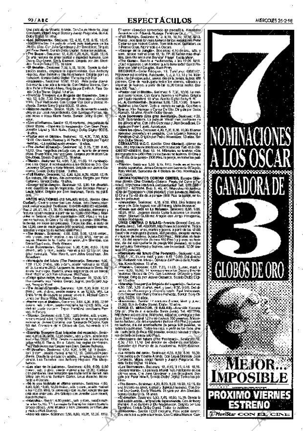 ABC SEVILLA 25-02-1998 página 90