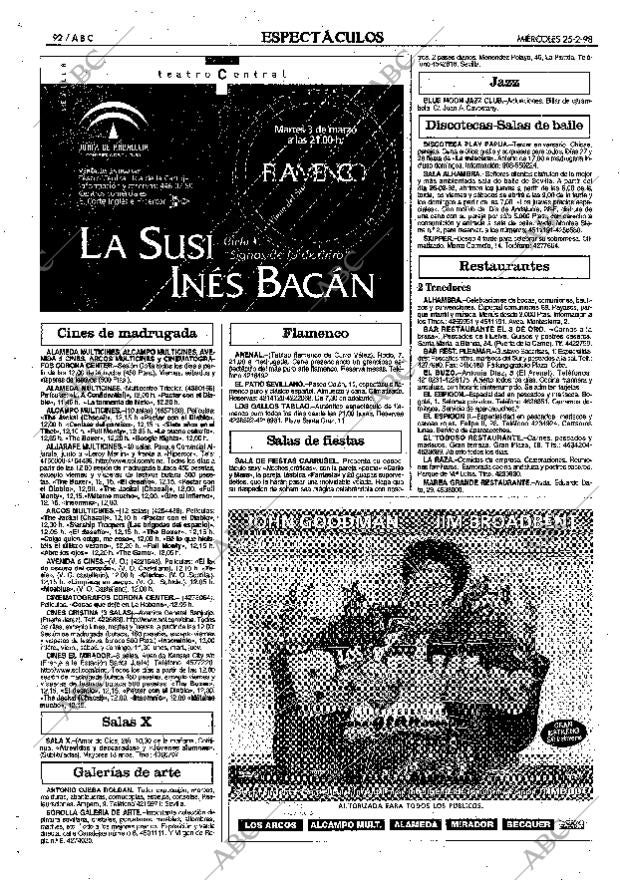 ABC SEVILLA 25-02-1998 página 92
