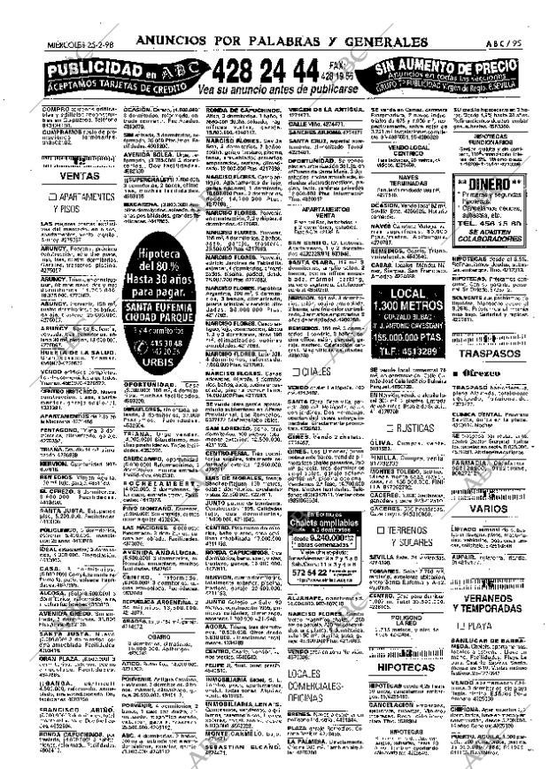 ABC SEVILLA 25-02-1998 página 95