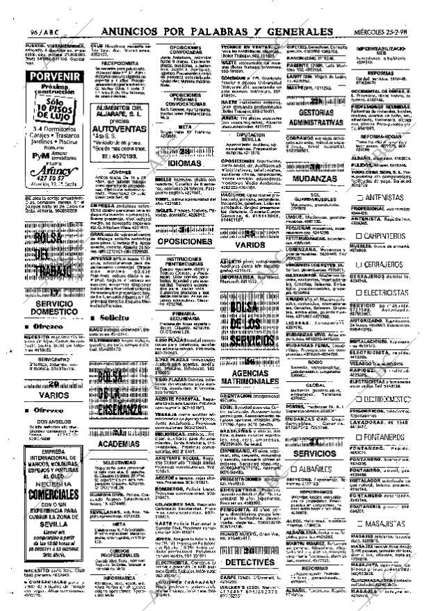 ABC SEVILLA 25-02-1998 página 96