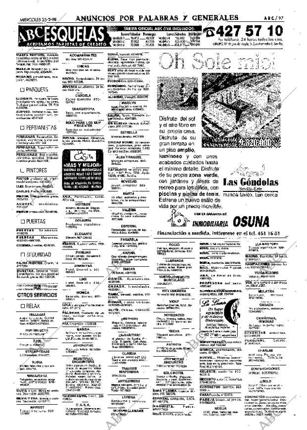 ABC SEVILLA 25-02-1998 página 97