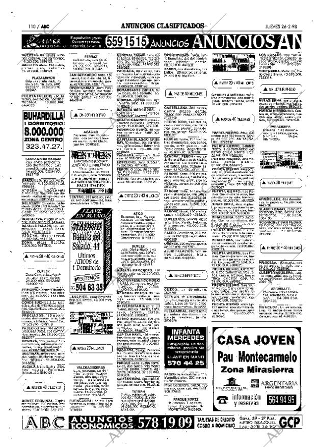 ABC MADRID 26-02-1998 página 110