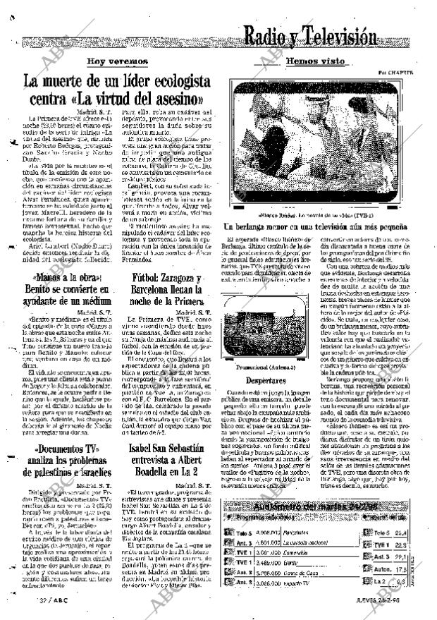ABC MADRID 26-02-1998 página 132