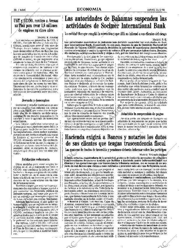 ABC MADRID 26-02-1998 página 38