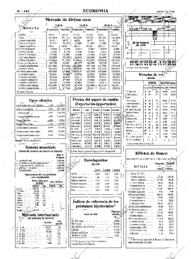 ABC MADRID 26-02-1998 página 48