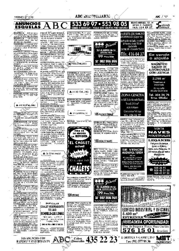 ABC MADRID 27-02-1998 página 101