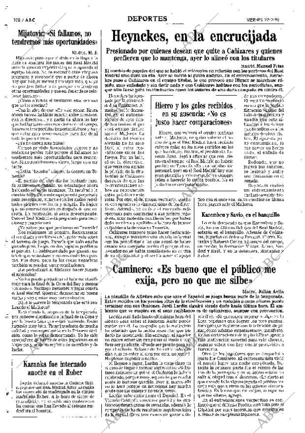 ABC MADRID 27-02-1998 página 108