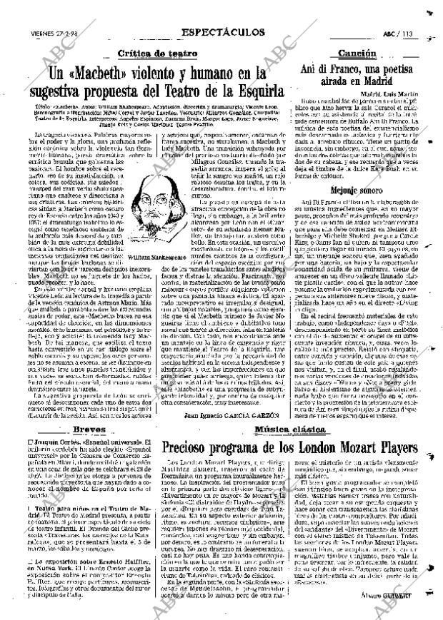 ABC MADRID 27-02-1998 página 113