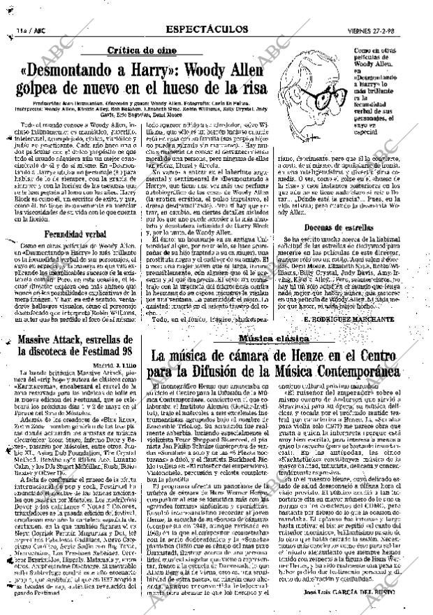 ABC MADRID 27-02-1998 página 114