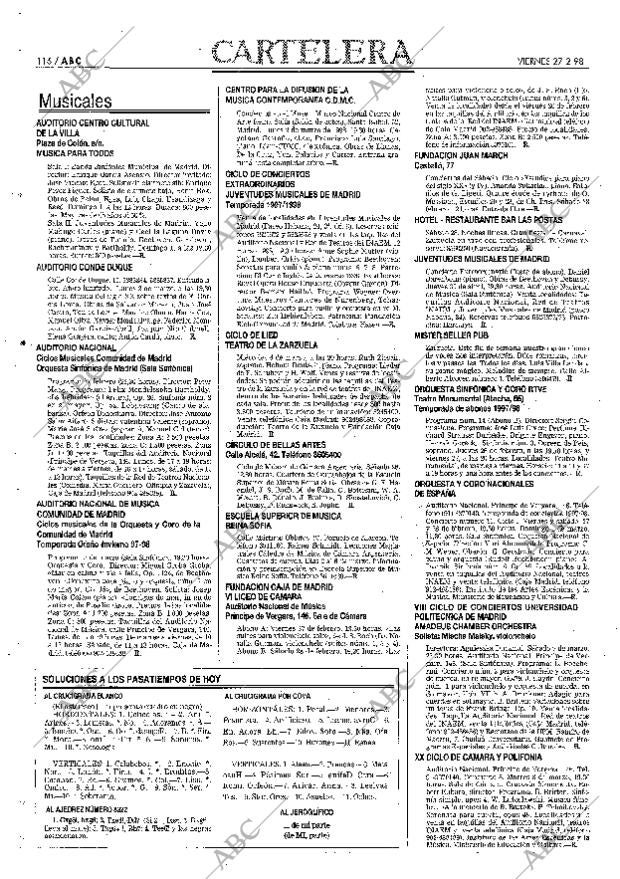 ABC MADRID 27-02-1998 página 116