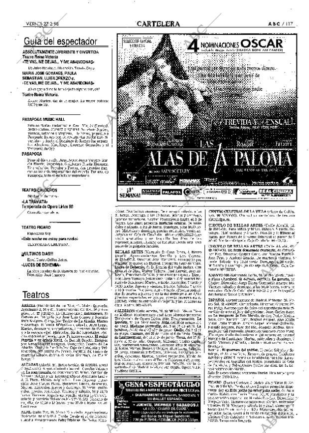 ABC MADRID 27-02-1998 página 117