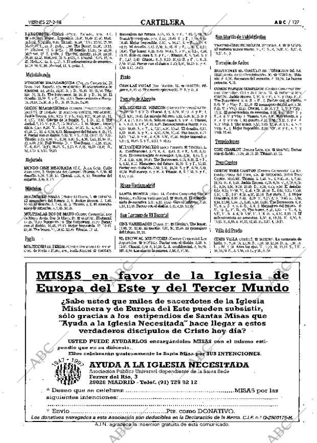 ABC MADRID 27-02-1998 página 127
