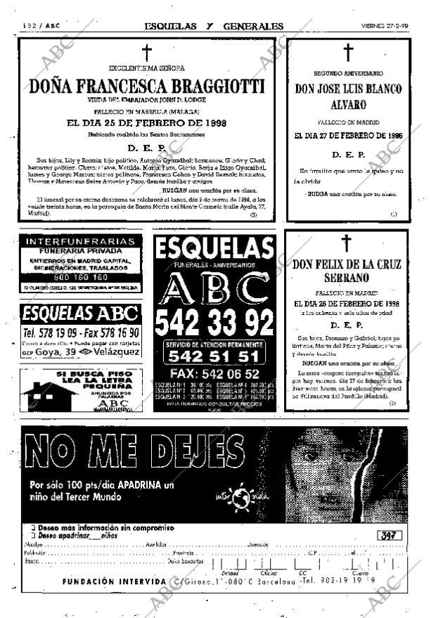 ABC MADRID 27-02-1998 página 132