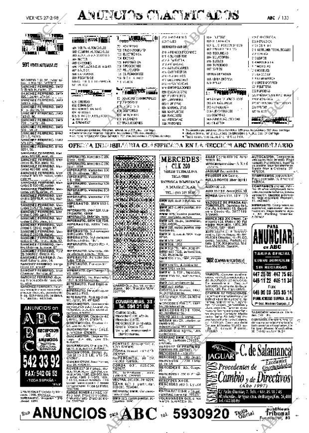 ABC MADRID 27-02-1998 página 133