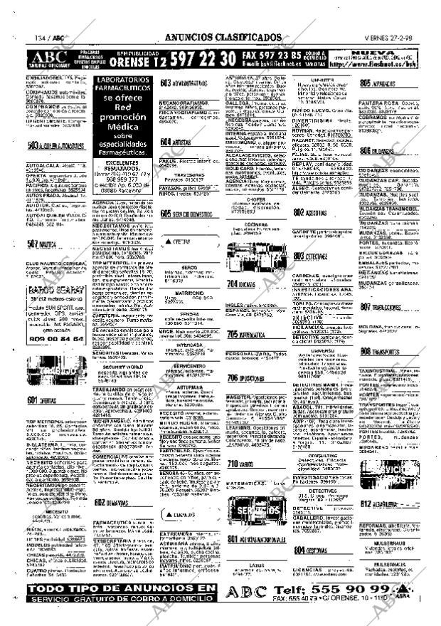 ABC MADRID 27-02-1998 página 134