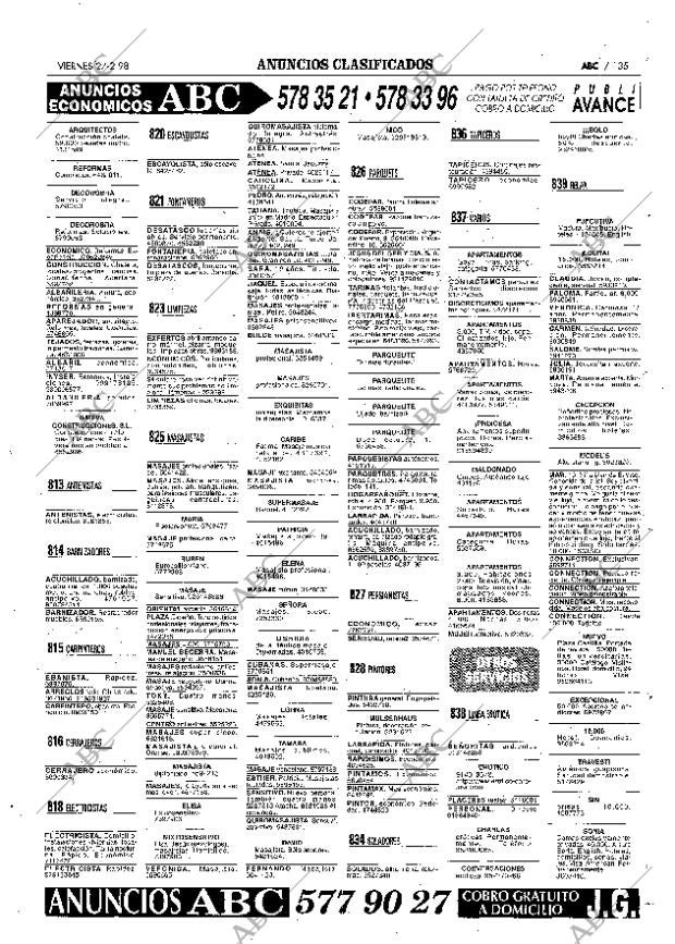 ABC MADRID 27-02-1998 página 135