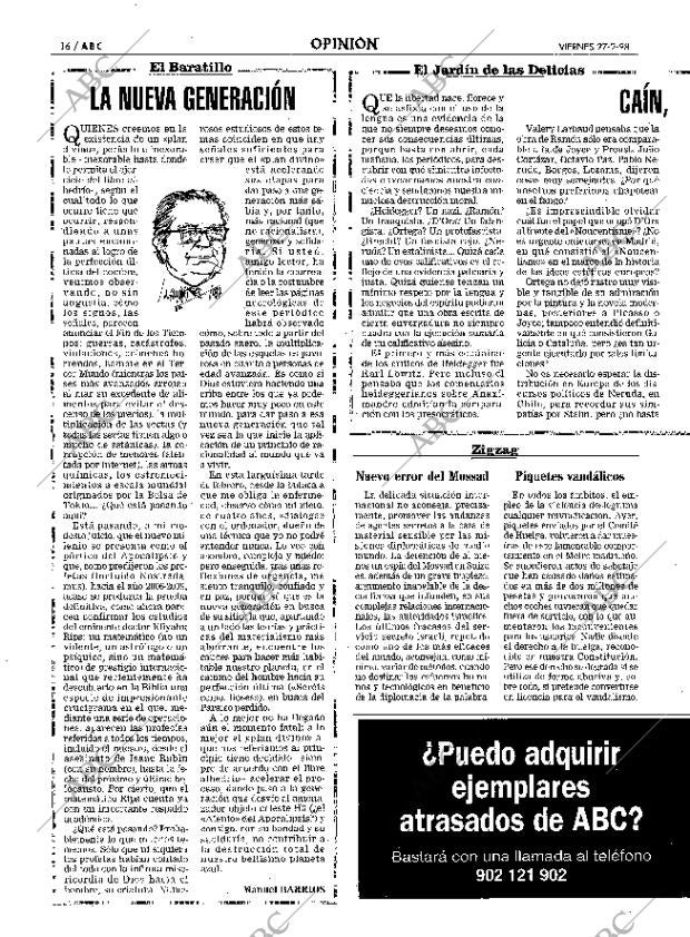 ABC MADRID 27-02-1998 página 16