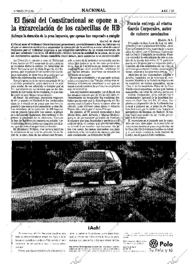 ABC MADRID 27-02-1998 página 25