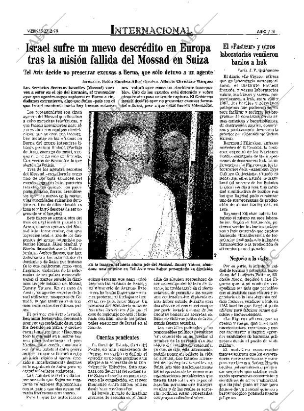 ABC MADRID 27-02-1998 página 31