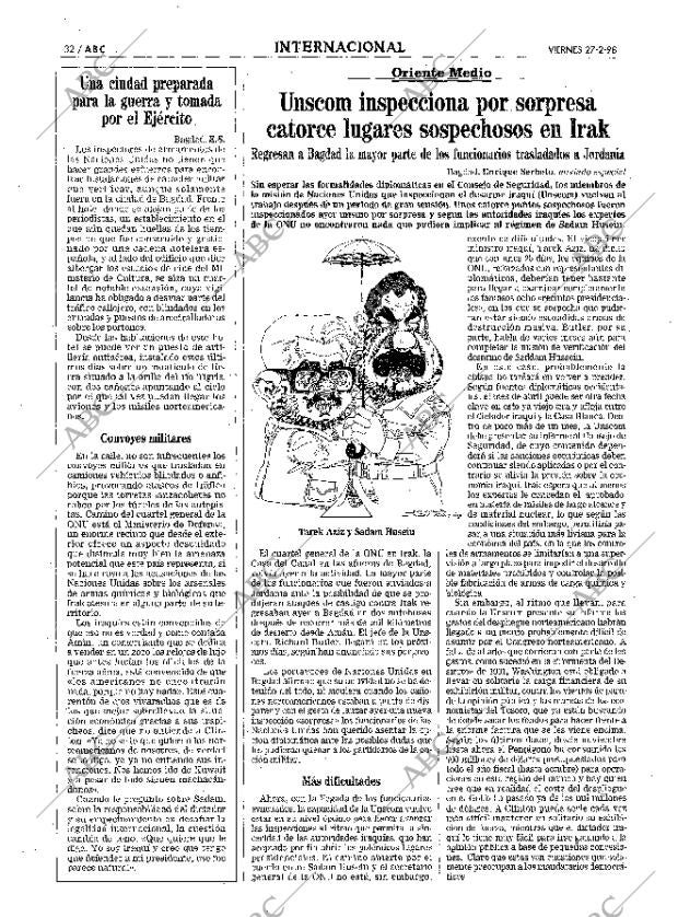 ABC MADRID 27-02-1998 página 32
