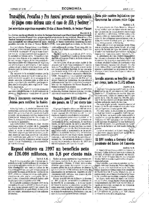 ABC MADRID 27-02-1998 página 47