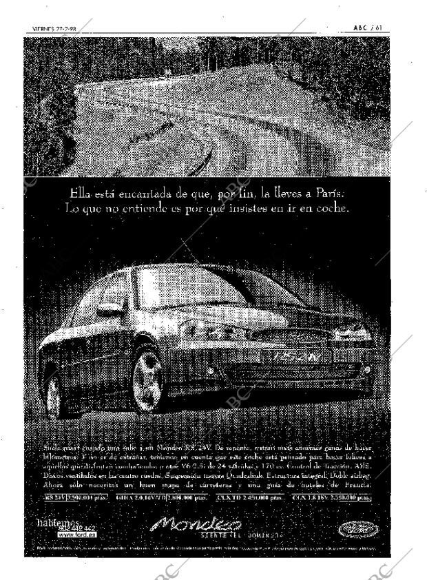 ABC MADRID 27-02-1998 página 61