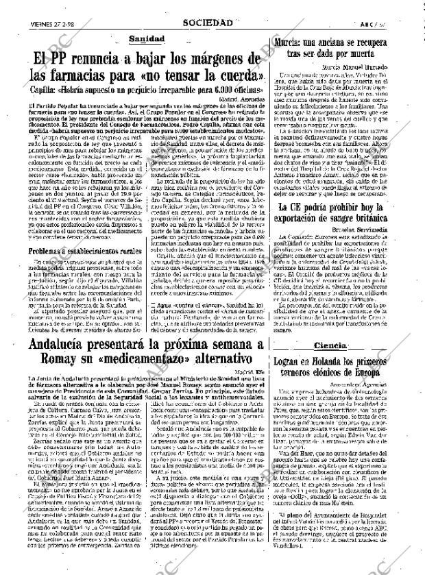 ABC MADRID 27-02-1998 página 67
