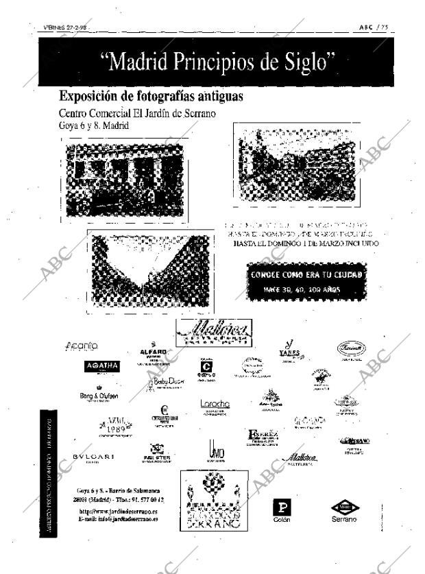 ABC MADRID 27-02-1998 página 75