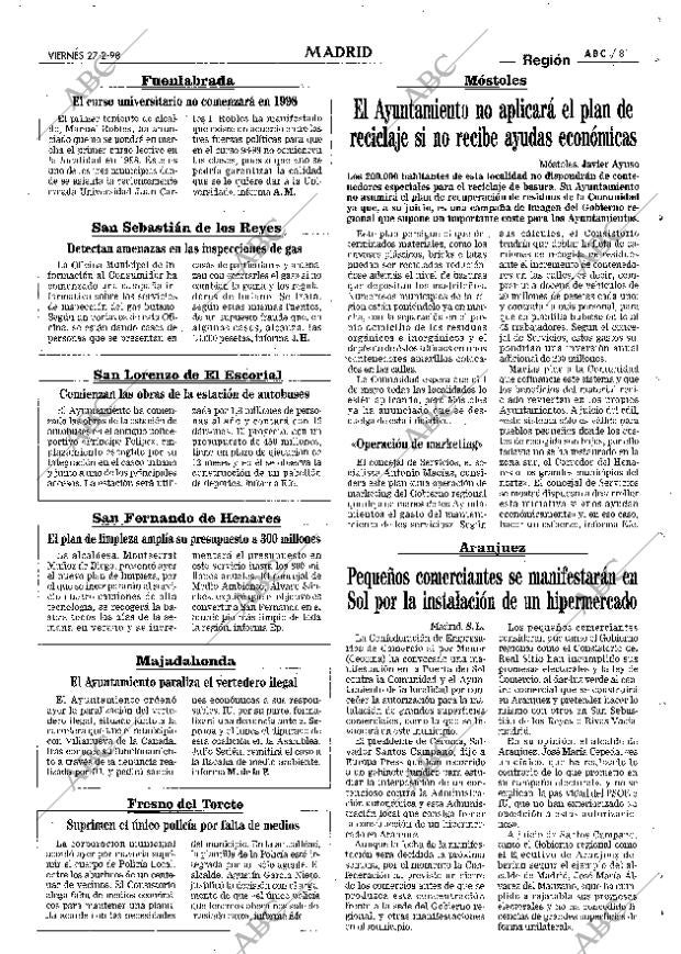 ABC MADRID 27-02-1998 página 81