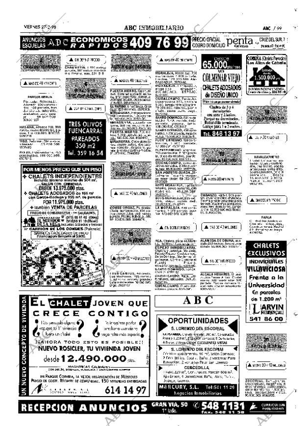 ABC MADRID 27-02-1998 página 99