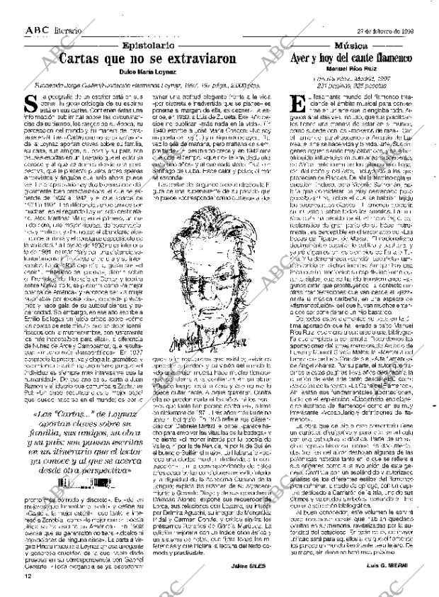 CULTURAL MADRID 27-02-1998 página 12