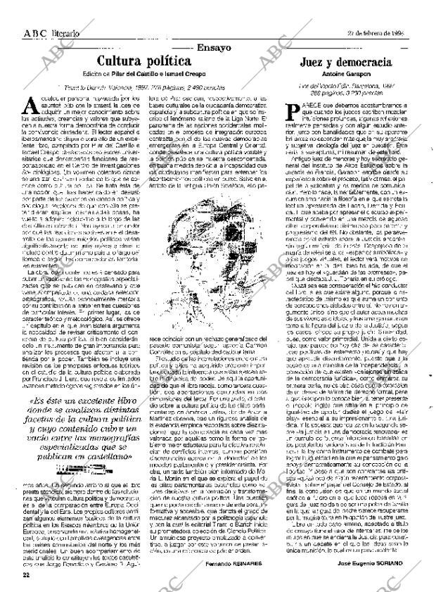 CULTURAL MADRID 27-02-1998 página 22