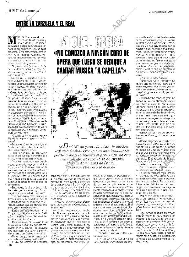 CULTURAL MADRID 27-02-1998 página 50