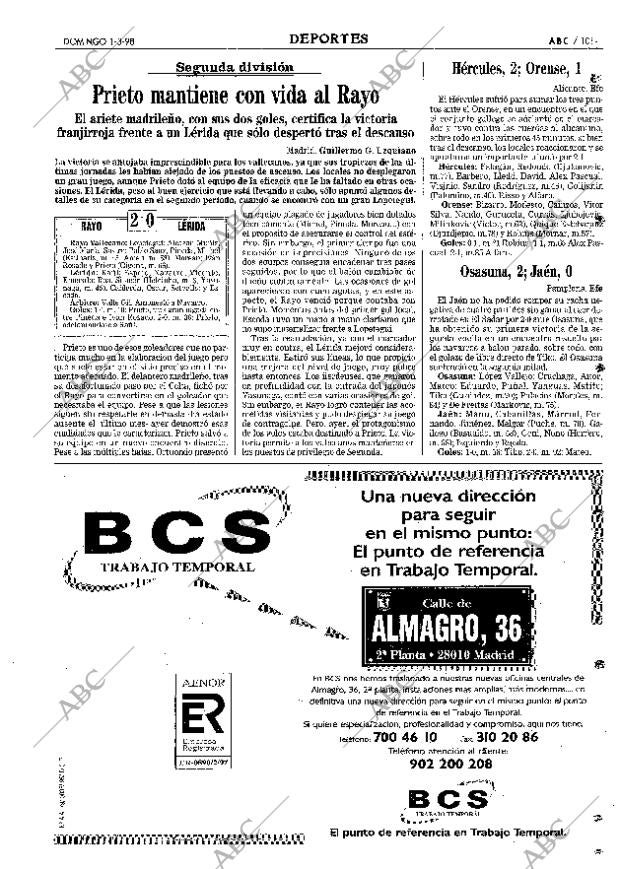 ABC MADRID 01-03-1998 página 101