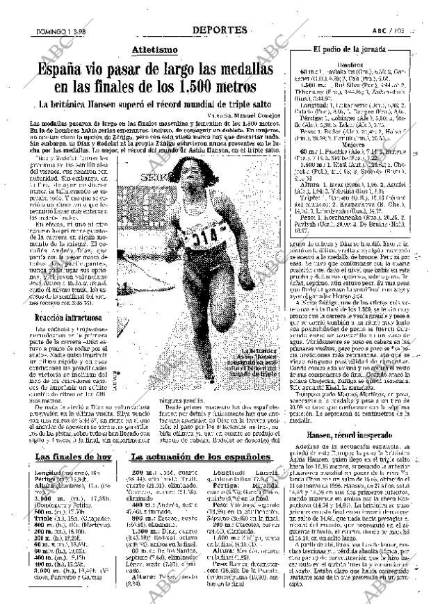 ABC MADRID 01-03-1998 página 103