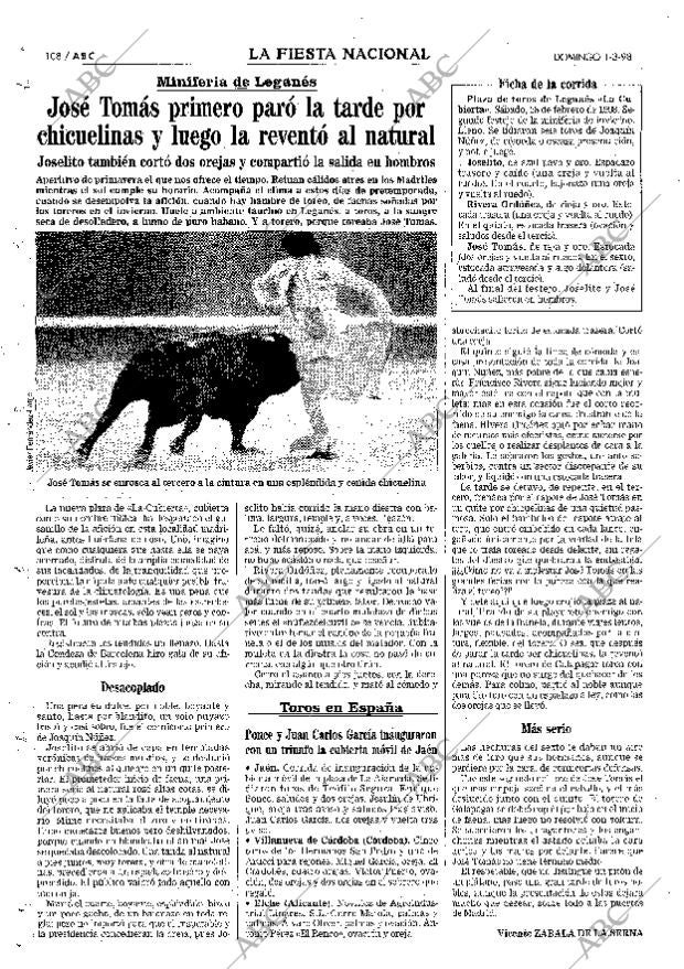 ABC MADRID 01-03-1998 página 108