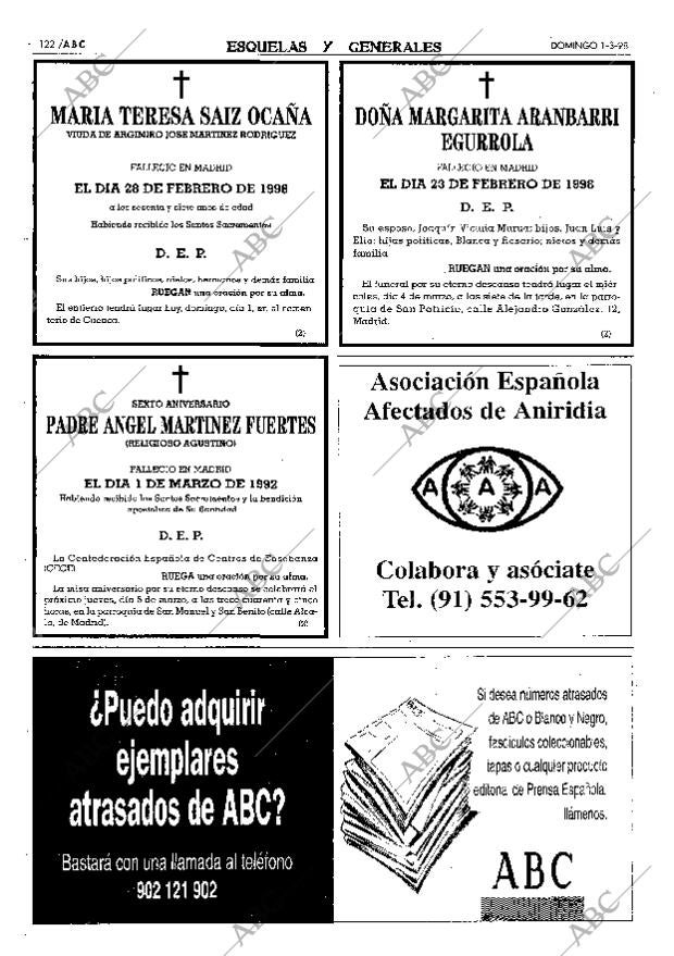 ABC MADRID 01-03-1998 página 122