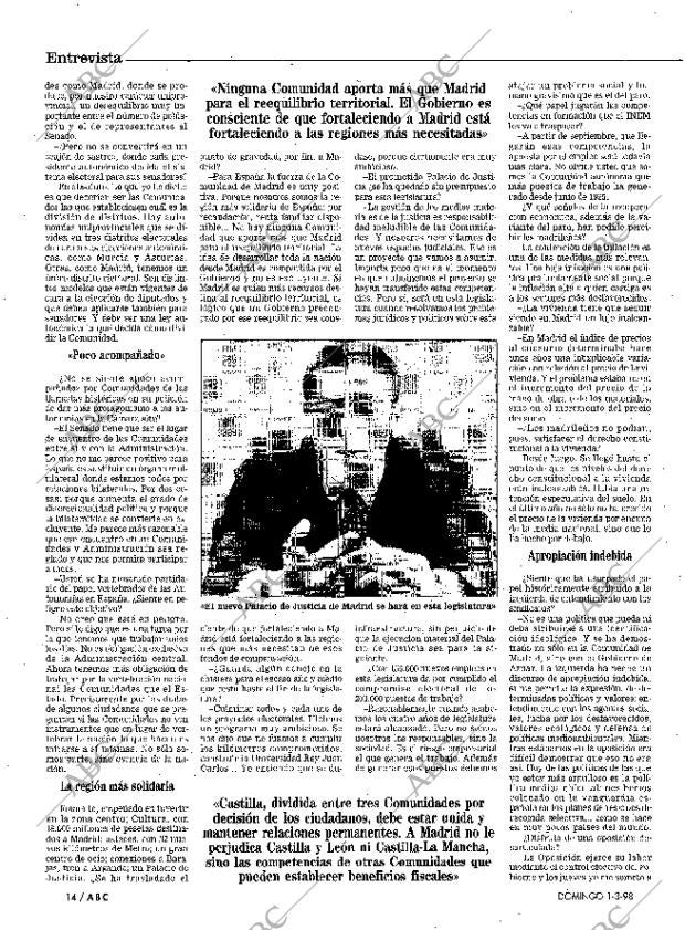 ABC MADRID 01-03-1998 página 14